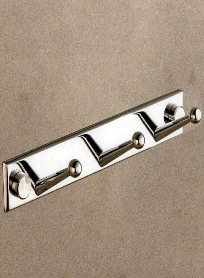 RISEOM Brass Wall-Mounted Hanger for Clothes,Towel Hook,Ball and Volvo Designs (3 pin, Ball Hook) - Image 1